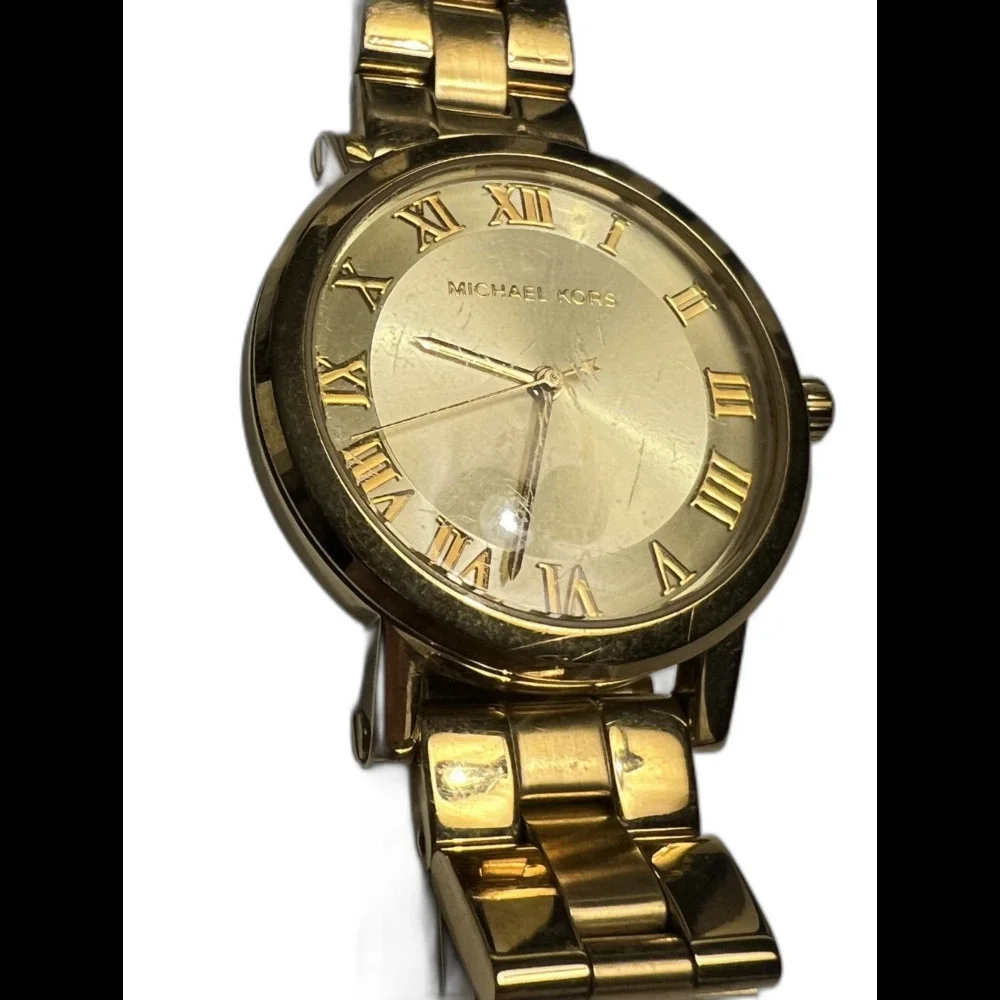Michael Kors Norie Quartz Movement Quiet Luxury Gold Dial Ladies Watch MK3560